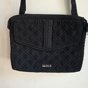 Vera Bradley Black Quilted Shoulder Bag